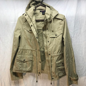 Eye Candy hooded jacket sz M Like New